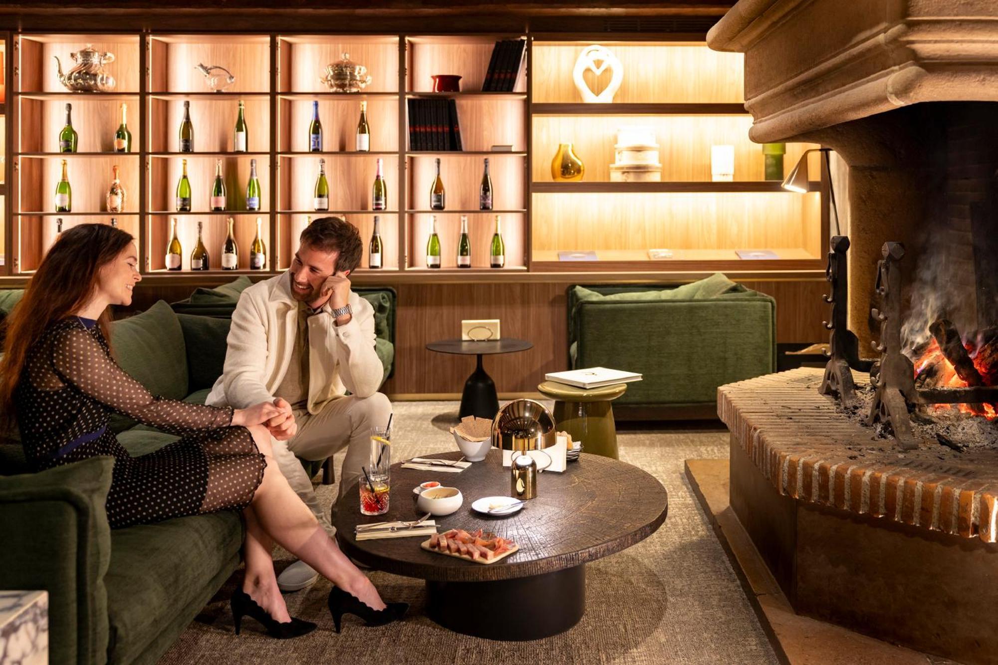 Hostellerie Briqueterie & Spa Champagne Vinay  Exterior foto The Fireplace