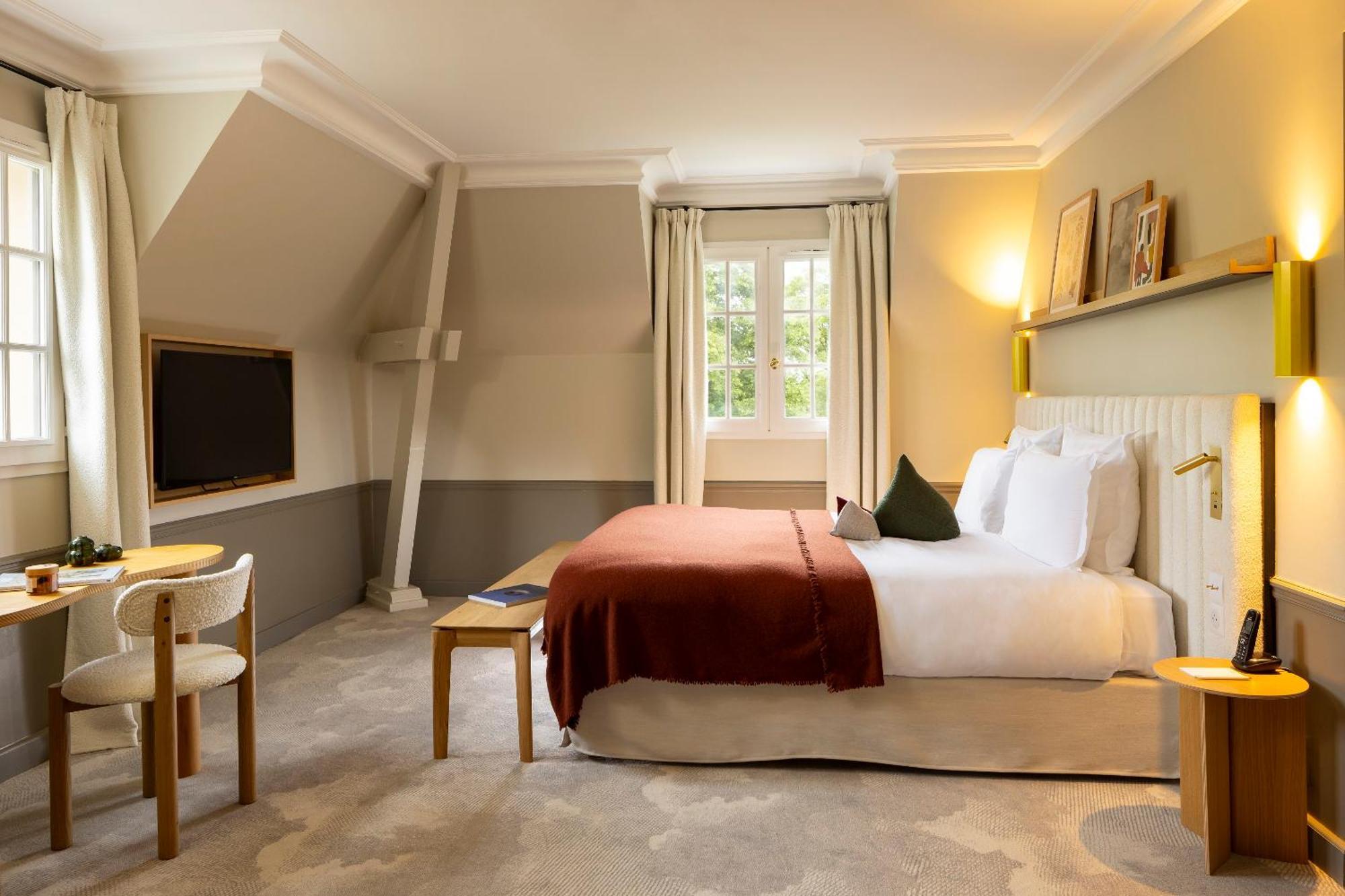 Hostellerie Briqueterie & Spa Champagne Vinay  Exterior foto A room at the hotel
